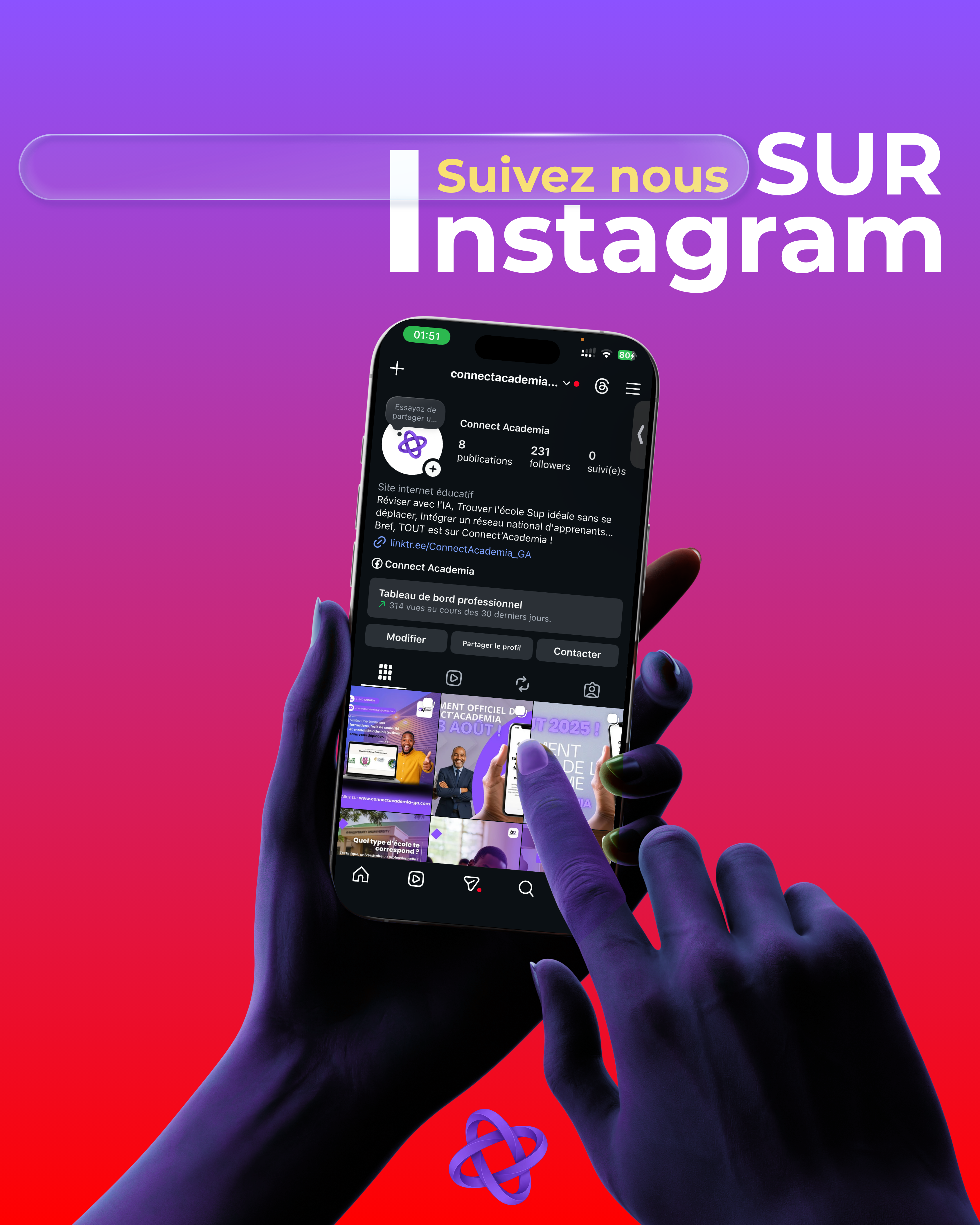 Social media post instagram